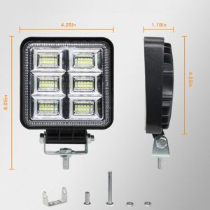 Set 2 x proiectoare auto 144W/set LED, 10/30V - ShopSee - Magazin online