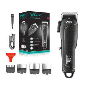 Aparat de tuns V683 LED, USB, accesorii incluse - ShopSee - Magazin online