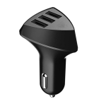 Incarcator auto, 3USB, 4.2A, DC12/24V, negru - ShopSee - Magazin online