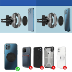 Suport auto magnetic CX01, grila ventilatie - ShopSee - Magazin online