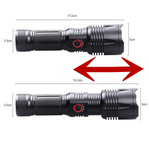 Lanterna LED reincarcabila RLW308, 18W, USB, zoom, powerbank - ShopSee - Magazin online