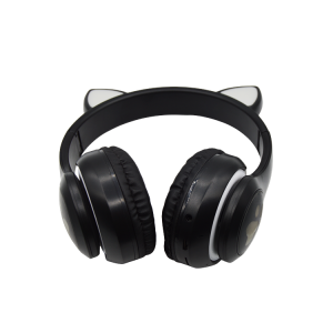 Casti audio B450, Bt, wireless, USB, LED RGB, urechi pisica - ShopSee - Magazin online