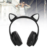 Casti audio B450, Bt, wireless, USB, LED RGB, urechi pisica - ShopSee - Magazin online