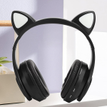 Casti audio B450, Bt, wireless, USB, LED RGB, urechi pisica - ShopSee - Magazin online