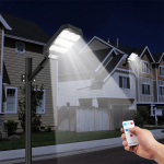 Lampa perete D217, incarcare solara, 279LED, senzor miscare - ShopSee - Magazin online