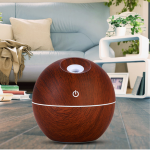 Umidificator ultrasonic LED, 130ml, aroma, maro inchis, 001 - ShopSee - Magazin online