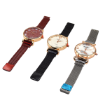 Ceas de dama, mecanism quartz, curea magnetica, 3 modele - ShopSee - Magazin online