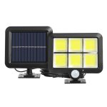 Lampa LED cu panou solar, F120, 40W, senzor, 120COB - ShopSee - Magazin online