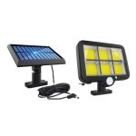 Lampa LED cu panou solar, F120, 40W, senzor, 120COB - ShopSee - Magazin online