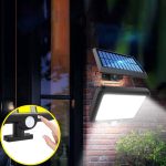 Lampa LED cu panou solar, F120, 40W, senzor, 120COB - ShopSee - Magazin online