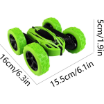 Masina sport verde de curse, cu telecomanda, 4 roti - ShopSee - Magazin online