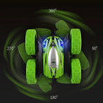 Masina sport verde de curse, cu telecomanda, 4 roti - ShopSee - Magazin online