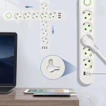 Prelungitor 2 metri, 5 prize, 3 x slot USB, doua modele, 2500W - ShopSee - Magazin online