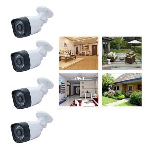 Sistem de supraveghere AHD cu 4 camere 2MP, IR, HD - ShopSee - Magazin online