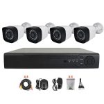 Sistem de supraveghere AHD cu 4 camere 2MP, IR, HD - ShopSee - Magazin online