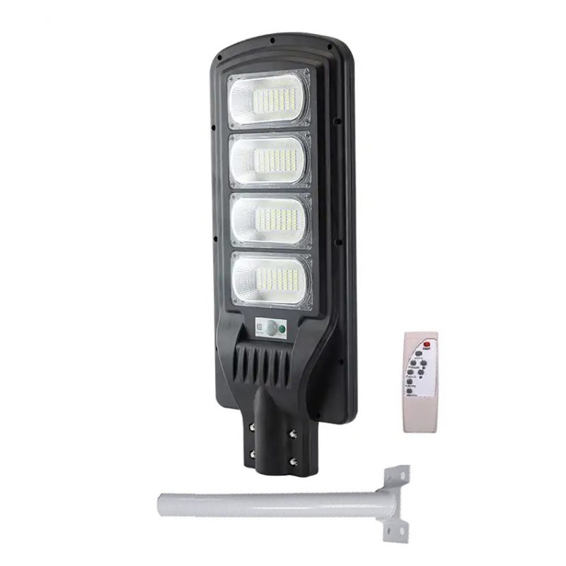 Lampa solara 400W, telecomanda, suport de prindere - ShopSee - Magazin online