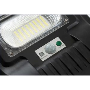 Lampa solara 400W, telecomanda, suport de prindere - ShopSee - Magazin online