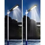 Lampa solara 400W, telecomanda, suport de prindere - ShopSee - Magazin online