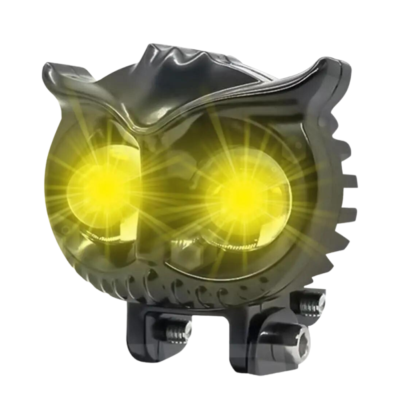 Set 2 proiectoare auto LED tip bufnita, 40W, 12/24V, 2 faze, IP68 - ShopSee - Magazin online