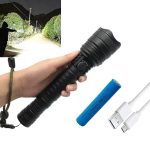 Lanterna LED cu zoom telescopic, reincarcabila, 50W, XHP70 - ShopSee - Magazin online