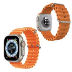 Smartwatch A18 Ultra, ecran 2.18 inch, BT, bratara silicon - ShopSee - Magazin online