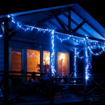 Instalatie liniara luminoasa, 30 metri, 400LED, albastru - ShopSee - Magazin online