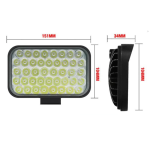 Set 2 proiectoare 42LED, 12/24V, 258W/set, 6000K, IP67 - ShopSee - Magazin online