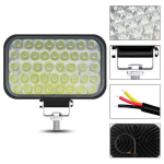 Set 2 proiectoare 42LED, 12/24V, 258W/set, 6000K, IP67 - ShopSee - Magazin online