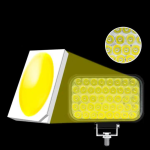 Set 2 proiectoare 42LED, 12/24V, 258W/set, 6000K, IP67 - ShopSee - Magazin online