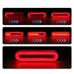Set 2 lampi auto 12/24V, 12cm, lumini frana/pozitie/semnalizare - ShopSee - Magazin online