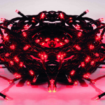 Instalatie liniara luminoasa, 36 metri, 500LED, lumina rosie - ShopSee - Magazin online