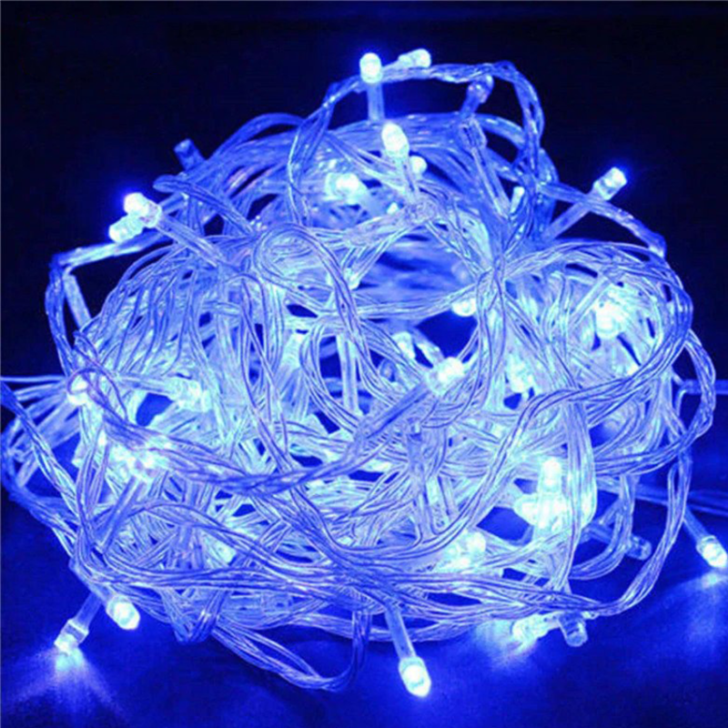 Instalatie luminoasa tip turturi, 12 metri, 300LED, albastra - ShopSee - Magazin online