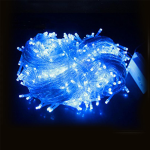 Instalatie luminoasa tip turturi, 12 metri, 300LED, albastra - ShopSee - Magazin online