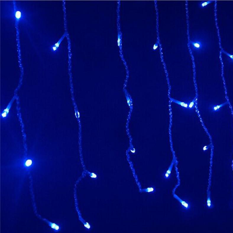 Instalatie luminoasa tip turturi, 4 metri, 100LED, albastra - ShopSee - Magazin online