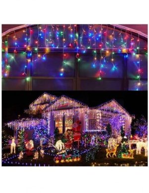 Instalatie tip turturi, 12m, 300LED, multicolor - ShopSee - Magazin online