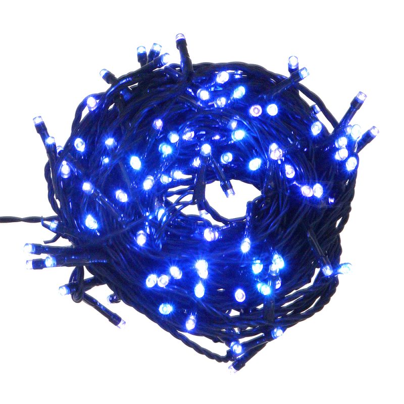 Instalatie liniara luminoasa, 300LED, 23 metri, albastru - ShopSee - Magazin online