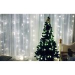 Instalatie tip perdea luminoasa, 3x3m, 400LED, diverse culori - ShopSee - Magazin online