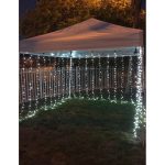 Instalatie tip perdea luminoasa, 3x3m, 400LED, diverse culori - ShopSee - Magazin online