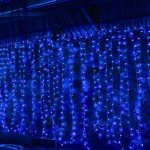 Instalatie tip perdea luminoasa, 3x3m, 400LED, diverse culori - ShopSee - Magazin online