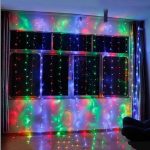 Instalatie tip perdea luminoasa, 6x1m, 240 LED, multicolor - ShopSee - Magazin online
