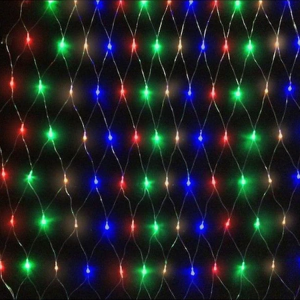 Instalatie tip plasa 1.5 x 1.5 m, 120LED, multicolor - ShopSee - Magazin online