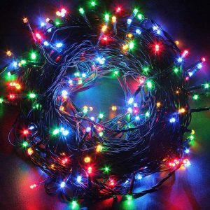 Instalatie tip turturi, exterior, 5.5m, 120 LED V8, cablu verde - ShopSee - Magazin online