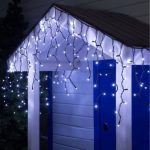 Instalatie tip turturi, exterior, 5.5m, 120 LED V8, cablu verde - ShopSee - Magazin online