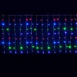Instalatie tip perdea, exterior, 3x1m, 300 LED V8, cablu alb - ShopSee - Magazin online