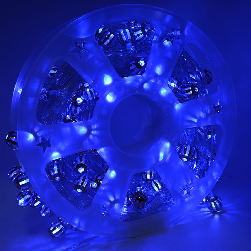 Instalatie liniara luminoasa, 23m, 120 LED, albastru - ShopSee - Magazin online