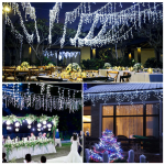 Instalatie luminoasa tip turturi, solara, 12 m, 3 modele - ShopSee - Magazin online