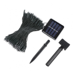 Instalatie solara pentru sarbatori, 100LED, 10 metri, alb cald - ShopSee - Magazin online