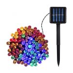 Instalatie solara 22 metri pentru sarbatori, multicolora, 200LED - ShopSee - Magazin online