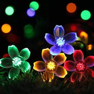 Instalatie solara flori Sakura, 6,5 m, 50LED - ShopSee - Magazin online