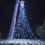 Instalatie solara tip turturi cu varf stea, 3,5 m, 350LED - ShopSee - Magazin online